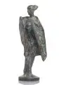 Wolfgang Friedrich, Im Wind, 2013, Bronze, gegossen, partiell grün patiniert