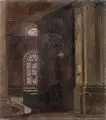 Otto Altenkirch, Katholische Hofkirche, 1912, Öl auf Leinwand
