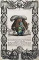 Martin Engelbrecht, Nicolas Charon, Viconte de Corbeillac, Um 1710, Radierung und Kupferstich auf Bütten, partiell handkoloriert