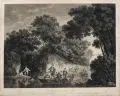 William Woollett, Les Agréments de l'Été, 1760, Radierung und Kupferstich