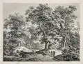 Carl Wilhelm Kolbe, Landschaft mit einer Gruppe hoher Eichen. Ca. 1802/ 1803
