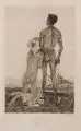 Bruno Héroux, Erwachen, 1909, Radierung auf Velin