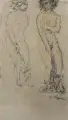 Hans Unger, Zwei weibliche Akte. Wohl um 1913