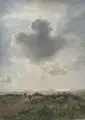 Eugen Bracht, Göhren auf Rügen, 1877, Öl auf Leinwand, von Künstlerhand vollflächig auf Malpappe montiert