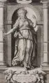 Adriaen Collaert, Spiritus Scientiae, Kupferstiche auf Bütten aus der Serie "Die Sieben Gaben des Heiligen Geistes" nach Maerten de Vos
