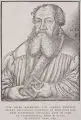 Lucas Cranach the Younger, (zugeschr.), Bildnis des Theologen Johann Forster, 1556, Holzschnitt auf Bütten