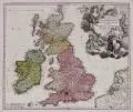 Johann Baptist Homann, Magna Britannia complectens Angliae, Scotiae et Hiberniae Regna