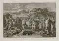 Benoît d. J. Audran, Venit Jesus ad Joannem ut Baptizaretur ab eo, Kupferstich