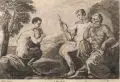 Theodor Van Kessel, Das Urteil des Midas über Pan und Apollo, Verschiedene Drucktechniken auf Bütten