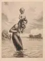 Georg Jahn, Satyr mit seinem Sohn
