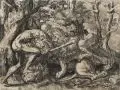 Charles David, Die Taten des Herkules, Kupferstiche auf Bütten