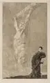 Max Klinger, Leide!, 1884, Aquatintaradierung und Kaltnadel von der verstählten Platte auf gelblichem Kupferdruckkarton