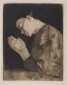 Käthe Kollwitz, Betendes Mädchen