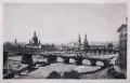 Georg Erler, Blick auf Dresden, Nach 1902, Aquatintaradierung auf bräunlichem Papier nach einem Gemälde von Gotthard Kuehl