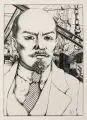 Johannes Wüsten, Lenin, 1933, Kupferstich auf Bütten