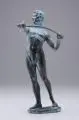 Ernst Gustav Jäger, Fechter, Wohl 1930, Bronze, gegossen, schwarzbraun patiniert