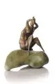 Albert Hrachi Vardanyan, On the beach, 2002, Bronze, gegossen, partiell poliert und bräunlich patiniert