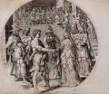 Philip (Philips) Galle, Verkündigung an Manoah, Kupferstiche auf Bütten