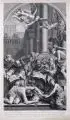 Joseph Wagner, Der Hl. Domenicus läßt die heretischen Bücher verbrennen / Hirten mit Vieh am Brunnen, Nach 1749, Kupferstiche, eine Arbeit mit Radierung, auf Bütten