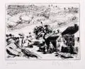Rüdiger Berlit, Dorflandschaft. Wohl 1920er Jahre
