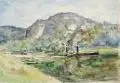 Hans Clar, Elberaddampfer in der Sächsischen Schweiz. Wohl 1930er Jahre by Hans (Johann) Clar, Aquarell bzw, sold Mar 2015