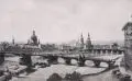Georg Erler, Ansicht von Dresden oberhalb der Augustusbrücke, Nach 1902, Radierung nach einem Gemälde von Gotthardt Kuehl