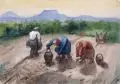 Pol Cassel, Bei der Kartoffellese. Um / Nach 1932