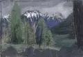 Gussy Hippold-Ahnert, Aufziehendes Gewitter (Engadin)