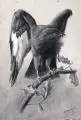 Theodor Kandale, Großes Konvolut von Studien. 1889- 1925, Kohlestiftzeichnungen, Bleistiftzeichnungen, Aquarelle und eine Gouache