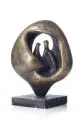 Theo Balden, Vogelbaum, 1972, Messing, gegossen und partiell poliert sowie patiniert