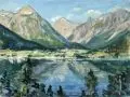 Hans (Johann) Clar, Blick auf Achensee nach Pertisau