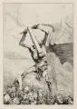 Max Klinger, Dritte Zukunft, 1898, Radierung auf gelblichem Kupferdruckpapier