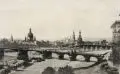 Georg Erler, Blick auf Dresden, Nach 1902, Aquatintaradierung auf Velin nach einem Gemälde von Gotthard Kühl (1902)