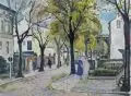 Straße, Warnemünde by Erhard Hippold, 1958, Öl auf Hartfaser, sold Sep 2014