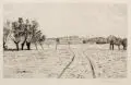 Paul Baum, / Otto Schubert / Otto Hettner, Drei Druckgrafiken. 1. H. 20. Jh, Lithographien und eine Radierung mit Tonplatte