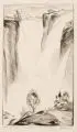 Georg Hermann Gelbke, Tauziehende, Radierungen. "Baumbluth" in der Platte u.li. monogrammiert "G.G." und datiert