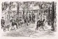 Max Liebermann, Altmännerhaus, Um 1925, Holzstich auf feinem China