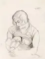 Hanns Oehme, Stillende Mutter (Ehefrau Oehmes)