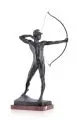 Ernst Moritz Geyger, Bogenschütze, Um 1902, Bronze, gegossen, schwarzbraun patiniert