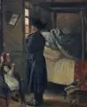 Wilhelm Claudius, Ascheroder Bauer mit Mädchen
