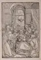Hans Leonhard Schäufelein, Pfingsten, 1512, Holzschnitt