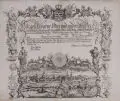Friedrich Gottlob Schlitterlau, Gesellenbrief der Drechsler in Dresden, 1769, Kupferstich auf dünnem Bütten