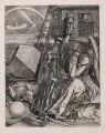 Albrecht Durer, Die Melancholie, 1514, Kupferstich auf Bütten