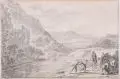Jan Dircksz Both, Fischer, Radierung auf Bütten mit Wasserzeichen (Traube mit nicht aufgelöstem Beizeichen)