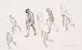 Max Liebermann, Bewegungsstudien. Ohne Jahr