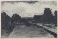 Fritz Overbeck, Aus meinem Fenster, 1897, Radierung auf chamoisfarbenem Velin