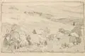 Otto Altenkirch, Müllenbach Schwarzwald, 1904, Graphitzeichnung