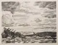 Otto Fischer, Drei Landschaftsdarstellungen aus dem Riesengebirge. Ohne Jahr, Lithographien auf Bütten