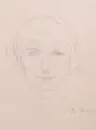 Rudolf Schlichter, Portrait einer Dame. 1920er Jahre