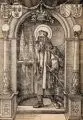 St. Sebaldus by Albrecht Durer, 1518, Holzschnitt auf Bütten, sold Dec 2013